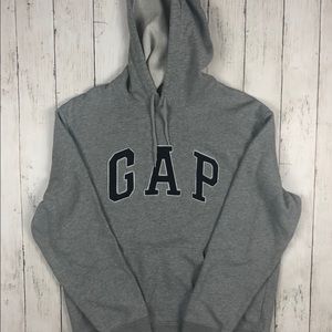 Vintage GAP Spell Out Grey Hoodie